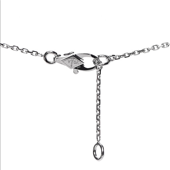 Van Cleef & Arpels 18k white gold Sweet Alhambra butterfly pendant necklace - Picture 3 of 9